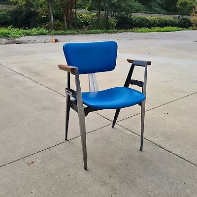 Dan Johnson Shelby Williams  Aluminium Side Chair Crucible Mid Century Modern  • $350