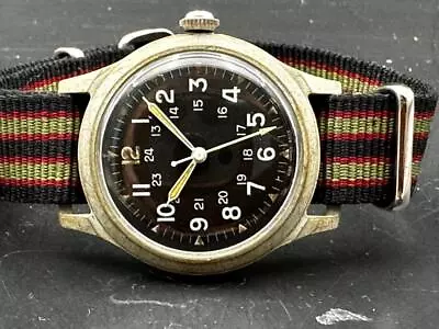 Vintage Apr/1969 Benrus Mil-W-46374 Vietnam Era Military Watch • $595