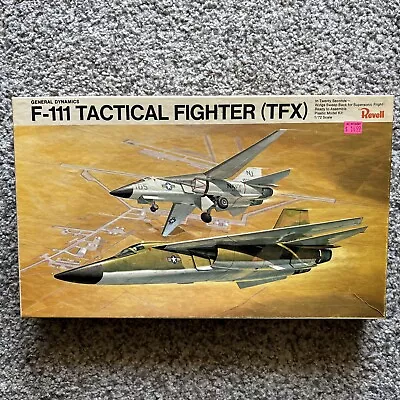 Revell No. H-208 F-111 Tactical Fighter (TFX) 1:72 Scale Model Kit 1969 VINTAGE • $19.75
