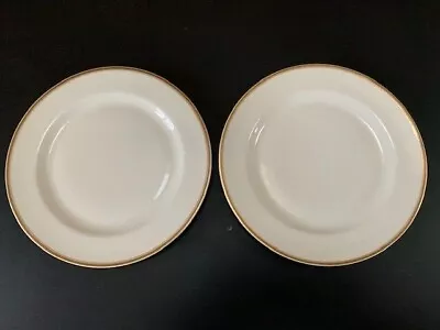 Vintage French Limoges Dinner Plates Gold Rimmed 9 3/4  • $17.99