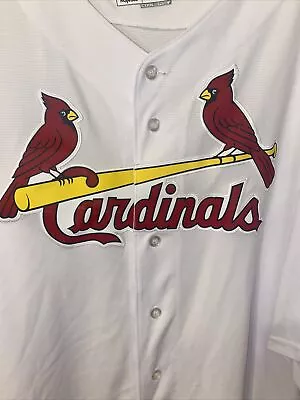 Majestic St. Louis Cardinals Stitched #4 Molina Cool Base Genuine Merch Jersey • $65