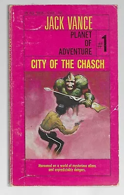 CITY OF THE CHASCH / PLANET OF ADVENTURE #1 By Jack Vance 1968 Ace Bks 1st Prtg • £7.23