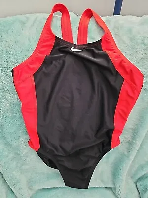 Nike Red Black Swimsuit Women 6  • $19.99