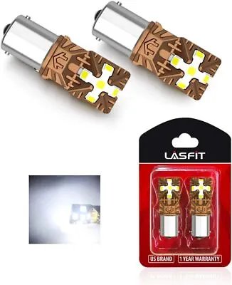 Lasfit 1156 7506 LED Backup Reverse Light Bulbs 6000K Super Bright White Canbus • $15.99