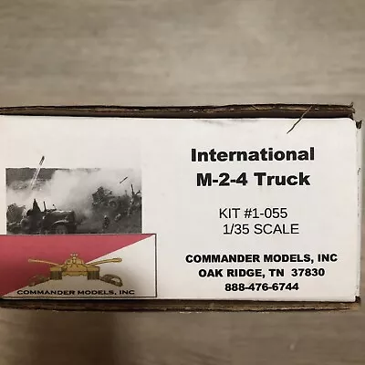Commander Models 1/35 Scale International M-2-4 Truck Full Resin Kit • $120