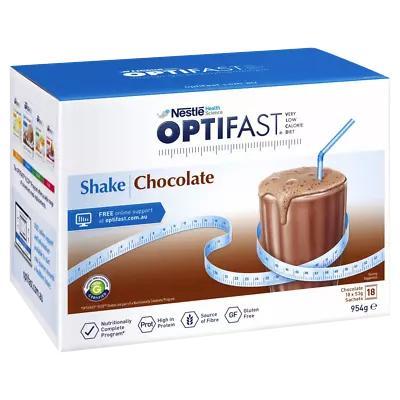 £33.69 • Buy Optifast VLCD Chocolate Shake 18 X 53g Sachets (954g) Meal Replacement Diet