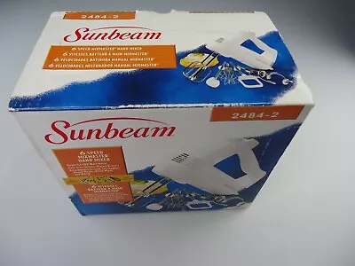 Sunbeam Hand Mixer 2484-2 Vintage • $41.99