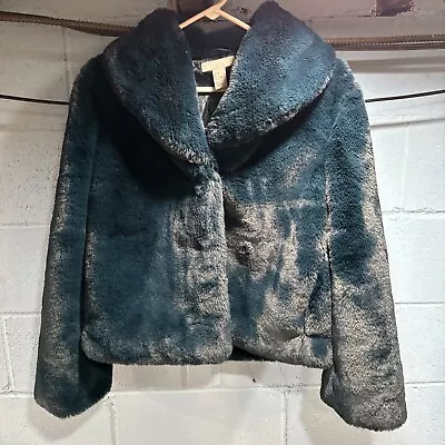 H&M Faux Fur Jacket Sz M • $20