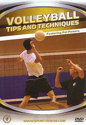 Volleyball Tips And Techniques DVD Featuring Coach Pat Powers [Drills For All Po • $28.98