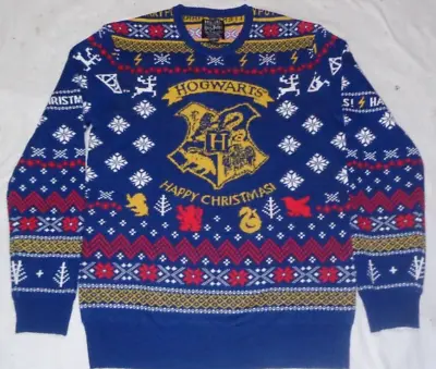 $50 • Buy Harry Potter Hogwarts Happy Christmas Ugly Christmas Sweater Size Small Adult