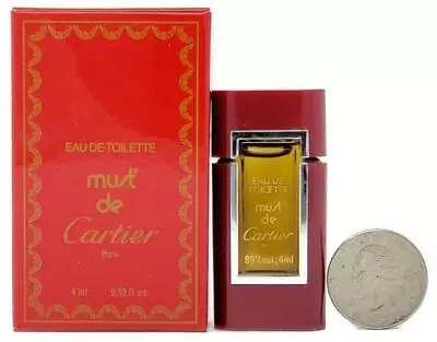 Must De Cartier (Vintage) For Women 4 Ml/.13 Oz Eau De Toilette Miniature  • $29.95