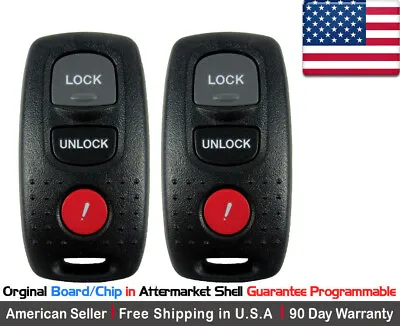 2x OEM Keyless Entry Remote Key Fob Case For Mazda 6 Protege KPU41704 • $29.95