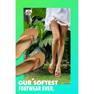 £38.99 • Buy Womens Reef Cushion Bounce Court Flip Flop Assorted Colours Vegan Leather Size