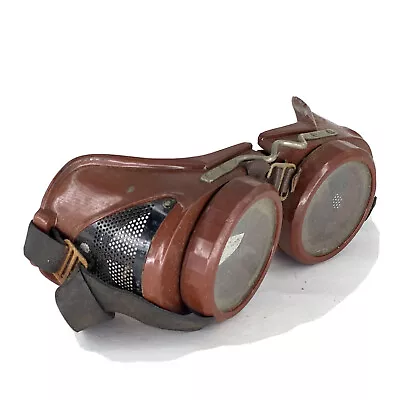 Vintage Goggles Motorcycle Flight Pilot Protective Eyewear steampunk • $33.25