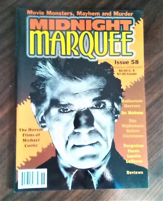 Midnight Marquee Number 58 Horror Monster Magazine • $9.99