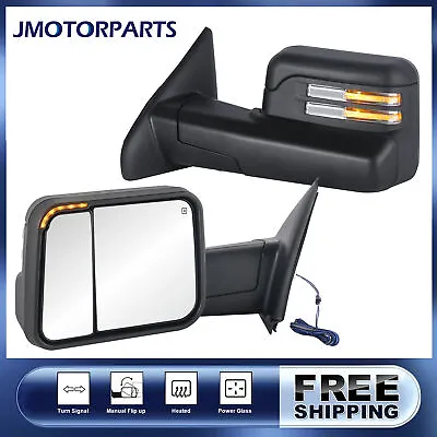 Pair Power Heated Tow Mirrors For 2002-2008 Dodge Ram 1500 2003-2009 2500/3500 • $169.96