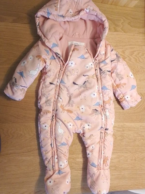 £6.99 • Buy M&S Baby Girl Woodland Printed Snowsuit 3-6 Months