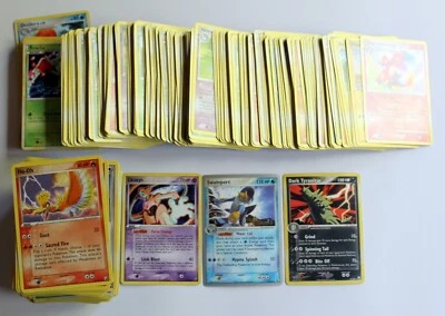 $175 • Buy Lot Of 500+ Older Pokemon Cards, 35+ Rares, Dark Tyranitar, Ho-Oh, Deoxys