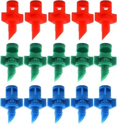 90x Micro Irrigation Spray Nozzle System Garden Lawn 90/180/360 Degree Sprinkler • $10.96