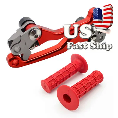 For CRF250R CRF250X CR125R/250R CRF450X Pivot Brake Clutch Lever Anti-slip Grips • $23.90