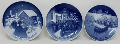 Lot Of 3 Bing & Grondahl Christmas Collector Plates 1967 1968 1969 B & G • $12.95