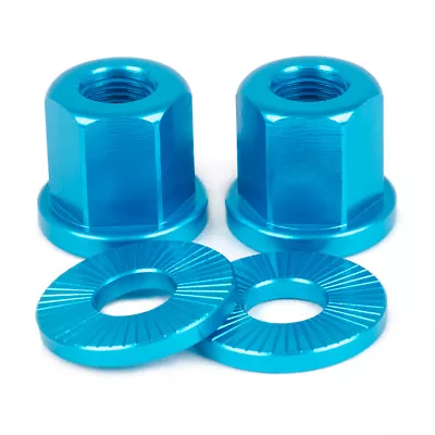 Shadow Conspiracy Featherweight Alloy Axle Nuts 3/8  - Blue • $15.99