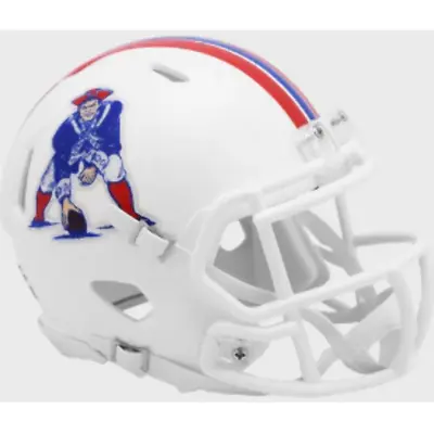 New England Patriots 1982 To 1989 Riddell Mini Speed Throwback Helmet - NFL. • $35.99