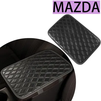 Car Accessories Armrest Cushion Cover Box Pad Protector For MAZDA Bright Black • $3.99
