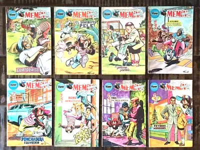 8 Memin Pinguin Spanish Comics Lot 69 To 77 (1982) Puerto Rico Paquines Revistas • $28