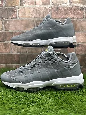 Nike Air Max 95 Ultra Trainers Grey/white Uk Size 8.5 Dm2815-002 • £69.99