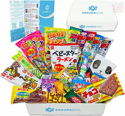 Japanese Snacks & Candy Box & English Pamphlet 30 X Dagashi Sweets Candy Gift • £28.45