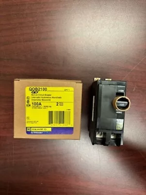 QOB2100 QOB 2Pole 100Amps 120/240Volt Bolt-On BRAND NEW Square D Circuit Breaker • $99.99