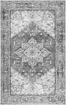 Pauwer Washable Area Rug For Bedroom 3x5 Non-Slip Boho Vintage Living Room Rug • $31.99