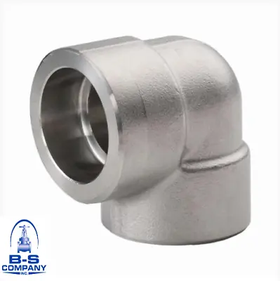 Forged Duplex Stainless 90 Degree Elbow 2  3000 Socket Weld F51/F60 Alloy 2205 • $103.96