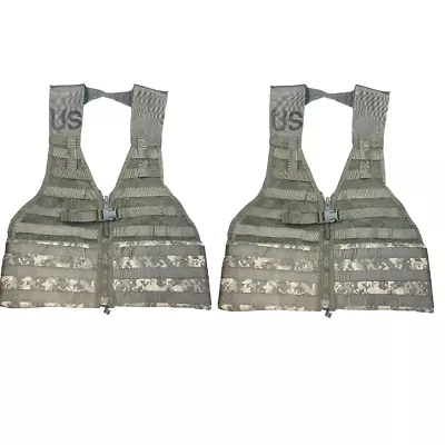 MOLLE II Fighting Load Carrier Vests ACU UCP US ARMY (qty:2) • $13.99