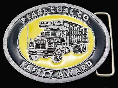 Pearl Coal Company Mining Mack Truck Vintage Belt Buckle • $24.50