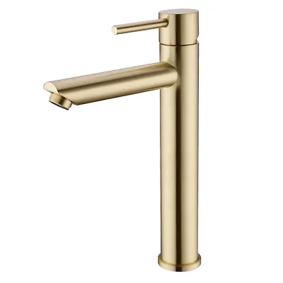 £59.99 • Buy Bathroom Brass Basin Mixer Taps Deck Mounted Sink Facuet Black / Brushed Gold