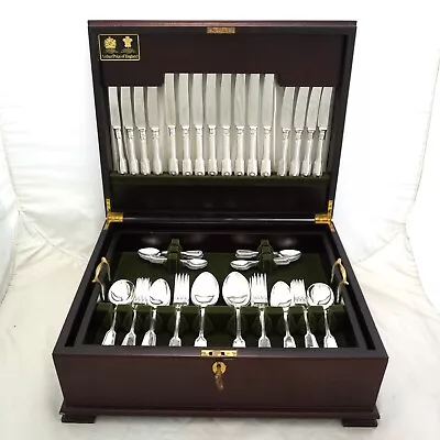 FIDDLE THREAD & SHELL By Arthur Price Silver Service 68 Piece Canteen Of Cutlery • £349.95