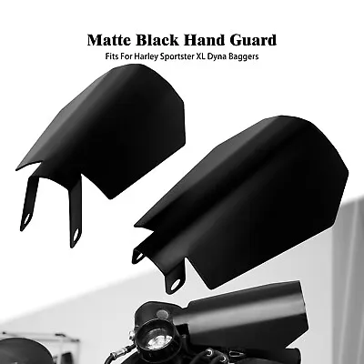 Motorcycle Hand Guards Protector Wind Deflector Black Fit For Harley Touring • $21.84
