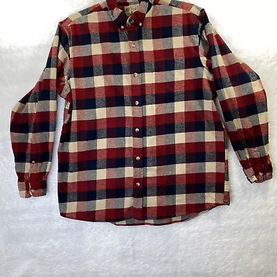 Red Head Men's XL Flannel Shirt Plaid Long Sleeve Button Down Casual Cotton • $15.97