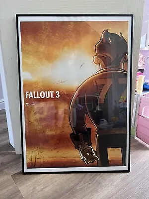 Fallout 3 Signed Poster - Signed By The Bethesda  Fallout 3 Art Team. • £1000