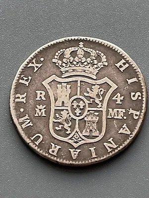 Carlos (CHARLES) IV 4 Silver Reales 1792 Madrid .0.46oz   Scarce • $199
