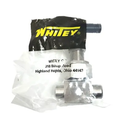 Whitey SS-6NBSW6T Socket Weld Manual Stainless Needle Valve 6000psi 3/8in • $18.99