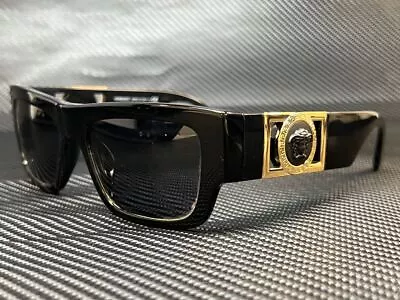 VERSACE VE4416U GB1 87 Black Rectangle 53 Mm Men's Sunglasses • $182.25