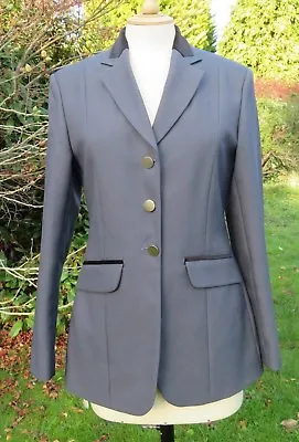 Ladies Tagg Navy Show Jacket With Velvet Collar Size 34 UK size 10 • £65