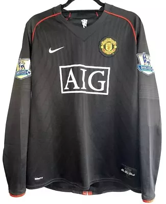Nike Manchester United Ronaldo 07/08 LS Away Jersey / Shirt - (Size L) • $424.95