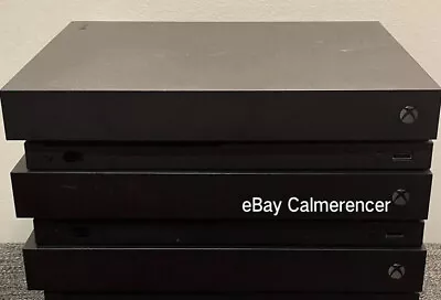 $210 • Buy 1x Microsoft Xbox One X 1TB Home Console Only- Black- Tested And Working