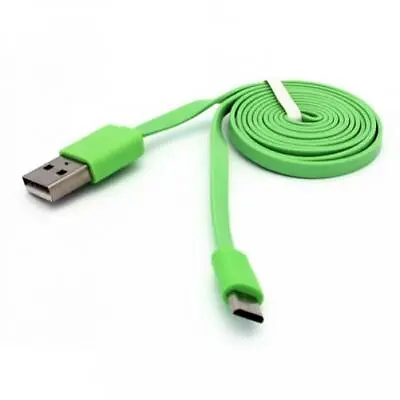 6FT LONG MICRO USB CABLE CHARGER POWER CORD SYNC WIRE GREEN For PHONES & TABLETS • $8.33