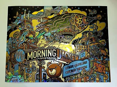 My Morning Jacket Poster Chicago N3 FOIL AP SIGNED 11/11 2023 Chicago Theatre  • $249.99