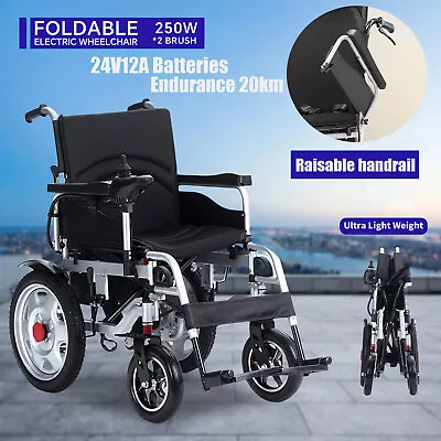 500W Folding Lightweight Electric Power Wheelchair Mobility Aid Motorized 24V12A • $959.99